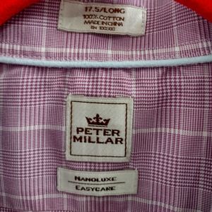 PETER MILLAR Dress Shirt Sz. 17.5/Long